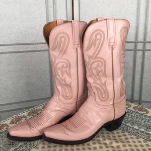 1883 by Lucchese Vintage Pink Cowboy Boots